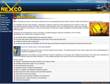 Tablet Screenshot of nexcoeng.com